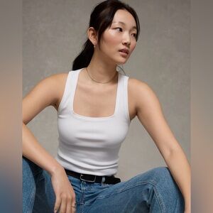 American Eagle Main Squeeze square neck tank